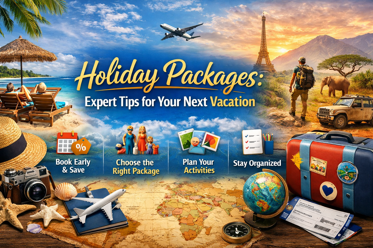 Holiday packages: Expert Tips for Your Next Vacation